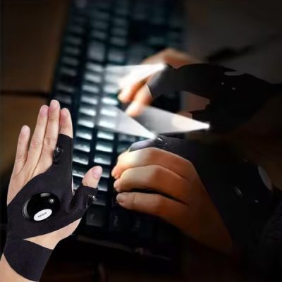 Γάντια LED για σκοτεινούς χώρους | LEDIGLO