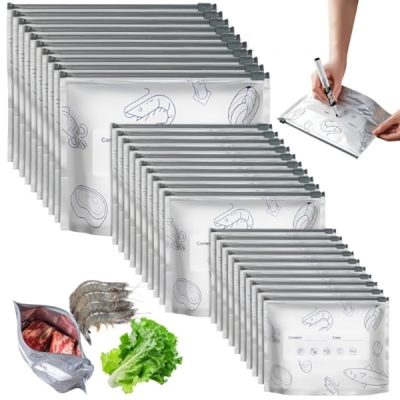 Επαναχρησιμοποιούμενες σακούλες αποθήκευσης από φύλλο αλουμινίου (30 τεμ.) | REUSEFO